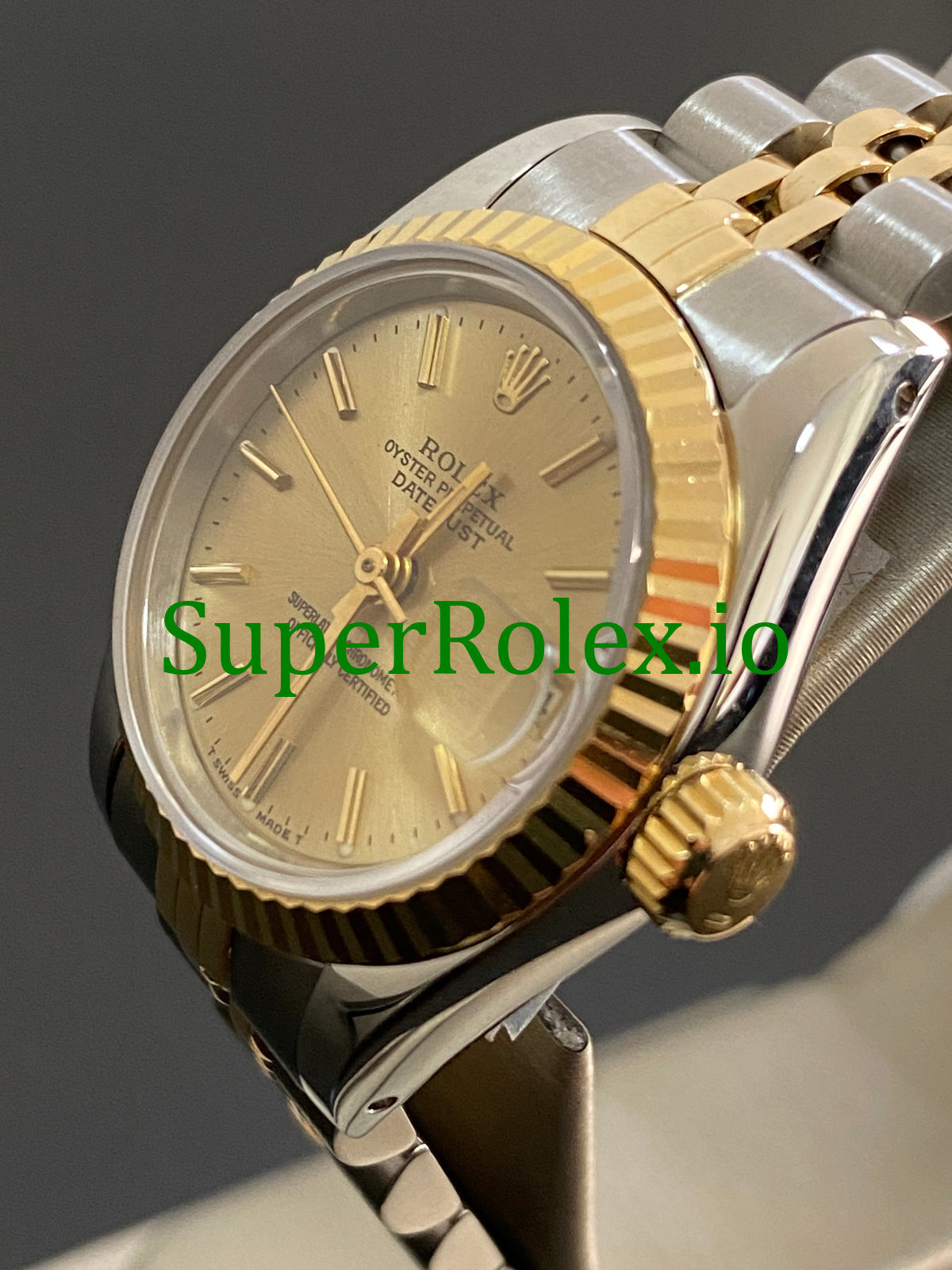 Lady-Datejust 26MM Yellow Gold Champagne Index Dial Ref.69173
