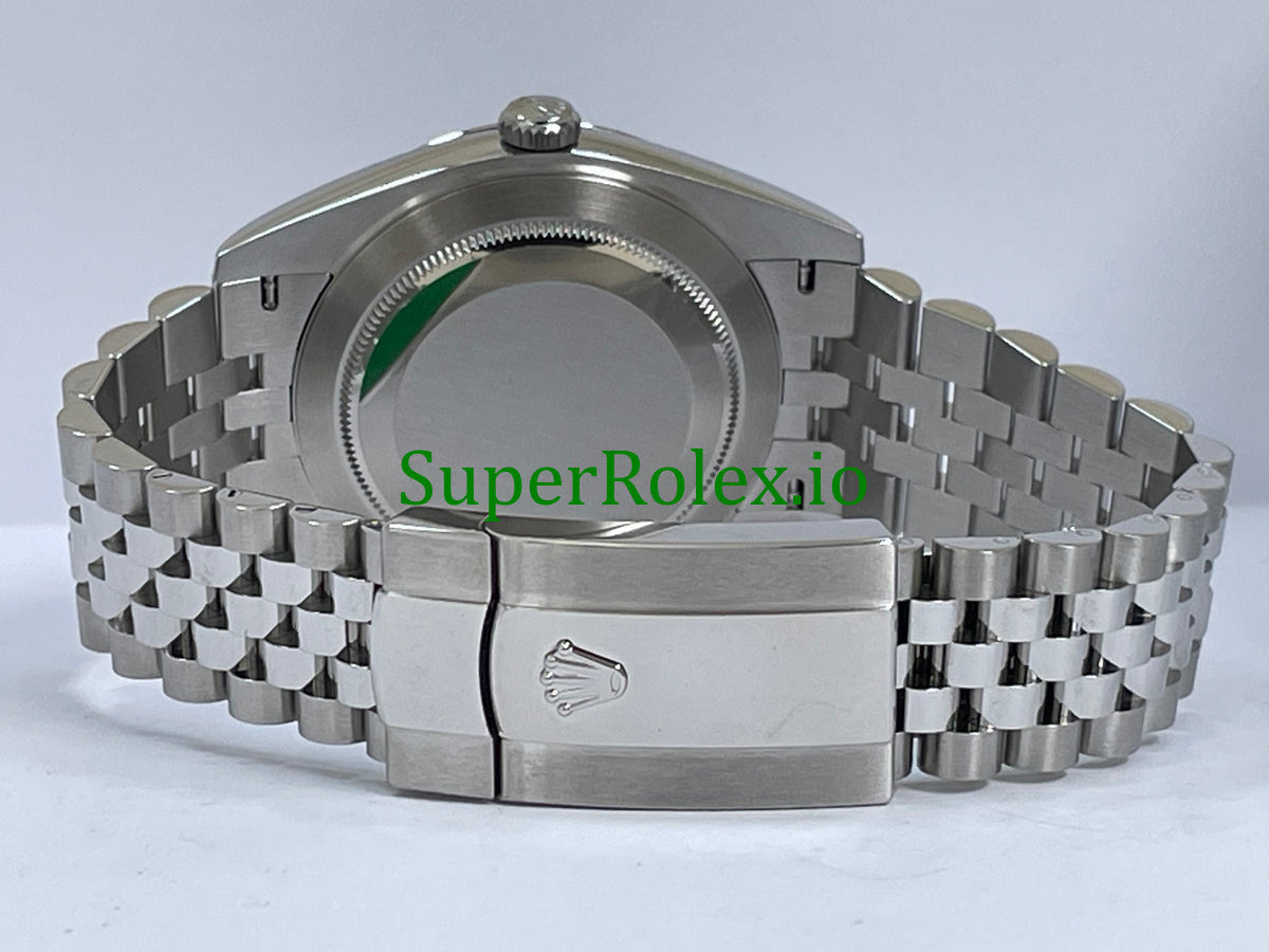 Datejust 41 White Gold Bright Blue Motif Dial Ref.126334