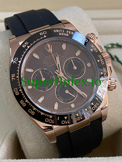 Cosmograph Daytona 40 Everose Gold Chocolate Index Dial Ref.116515LN