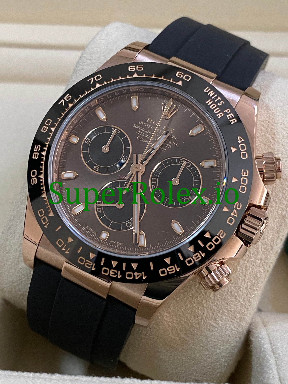 Cosmograph Daytona 40 Everose Gold Chocolate Index Dial Ref.116515LN