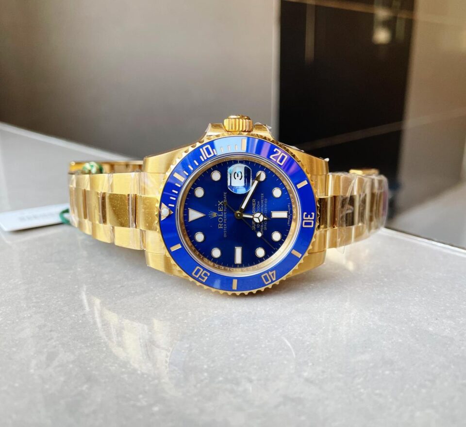 VSF FACTORY 1:1 Submariner 116618 LB Best Edition Blue Ceramic YG Plated 904L Steel VS3135
