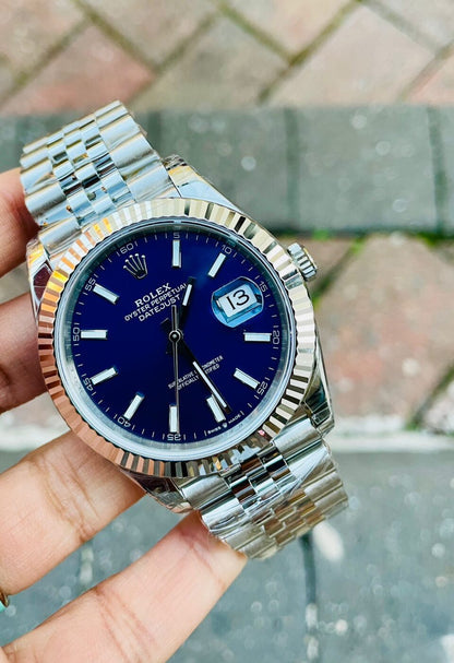 VS Factory 1:1 DateJust 41 SS Best Edition 904L Steel Blue Dial
