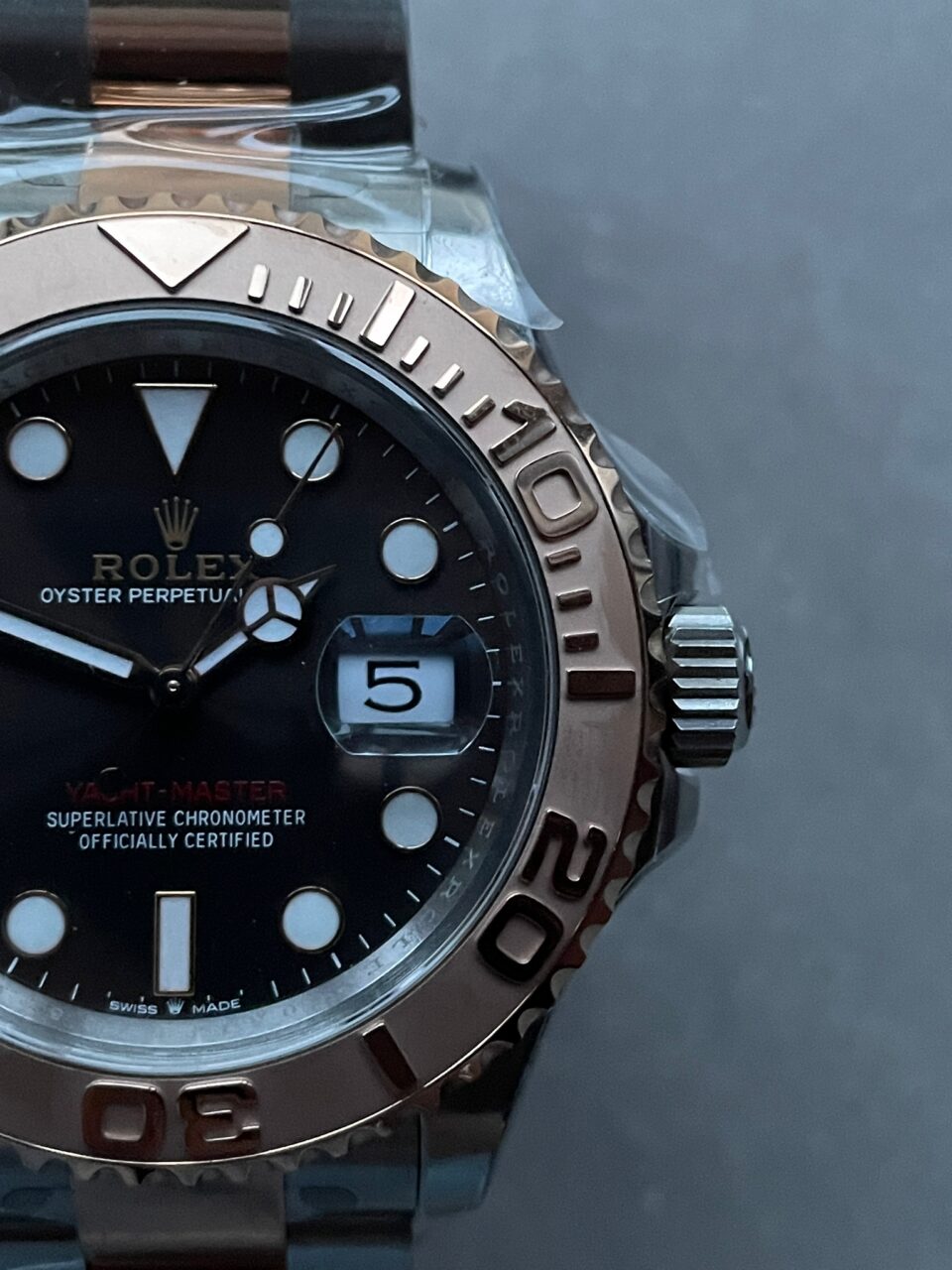 CF FACTORY 1:1 Yacht-Master 116621 SS/RG 904L steel Black Dial VS3235