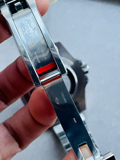 GMF Factory 1:1 GMT Master II 16710 V5 COLA 904L SS 1:1 RED BLACK Bezel Best Edition