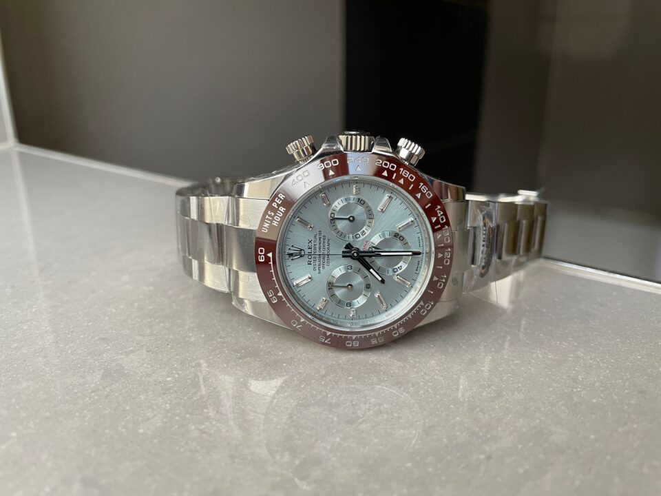 BTF factory 1:1 Daytona 116506 Brown Ceramic Best Edition Ice Blue Dial Crystal Marker SA4130 V2