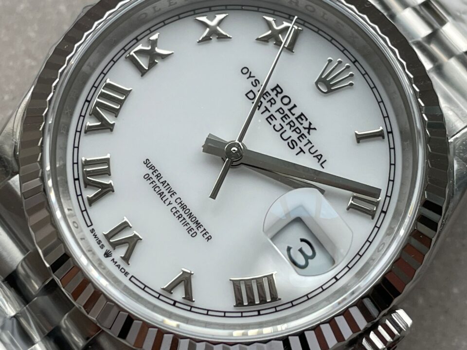 VSF Factory 1:1 Datejust 41mm 16030 Roman markers White dial VS3235