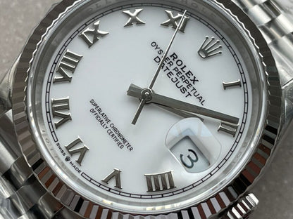 VSF Factory 1:1 Datejust 41mm 16030 Roman markers White dial VS3235