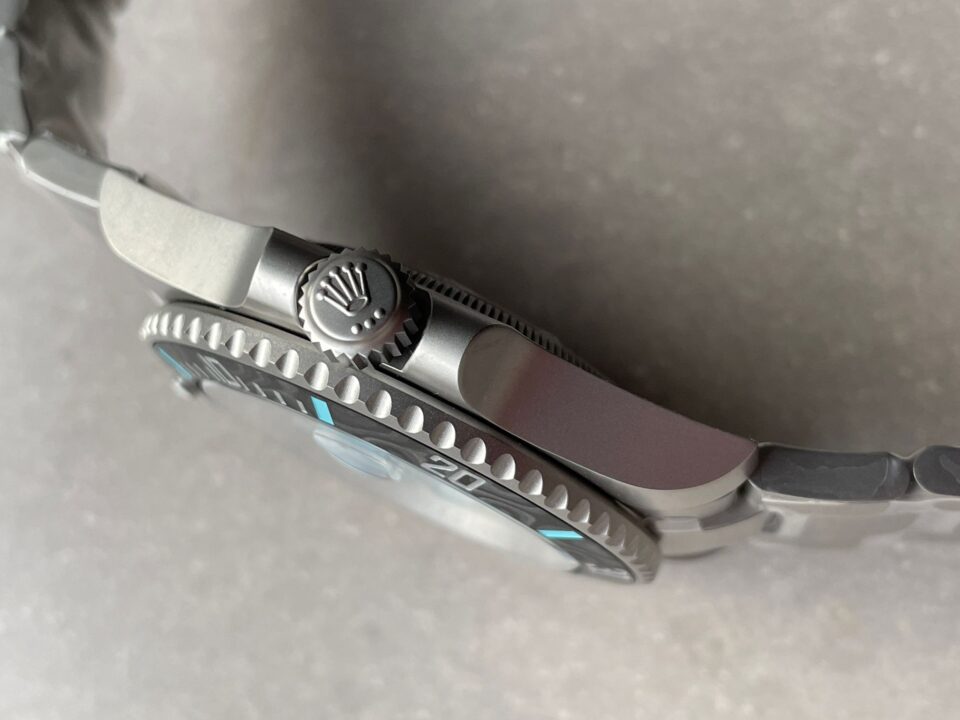 DIWF FACTORY 1:1 Submariner Sandblasted Best Edition Carbon Bezel Tiffany Blue Dial Dial VR3135