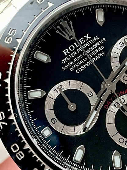 Daytona 116500 DAYTONA 1:1 Best Edition CF 904L SS Case and Black Dial SA4130