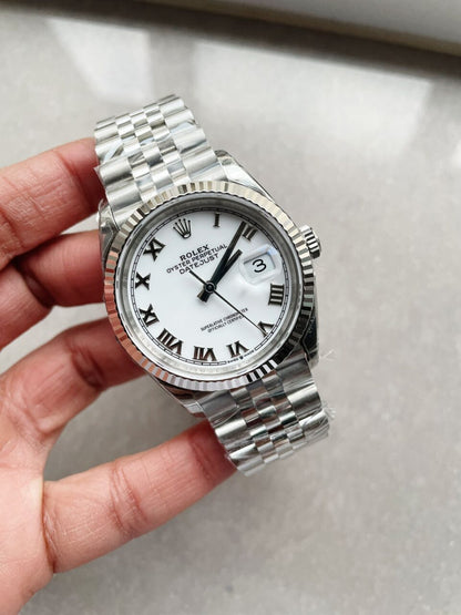 VSF Factory 1:1 Datejust 41mm 16030 Roman markers White dial VS3235