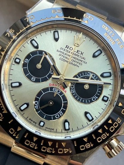 BTF factory 1:1 Daytona 116518 Best Edition YG/Black Dial SA4130 V2