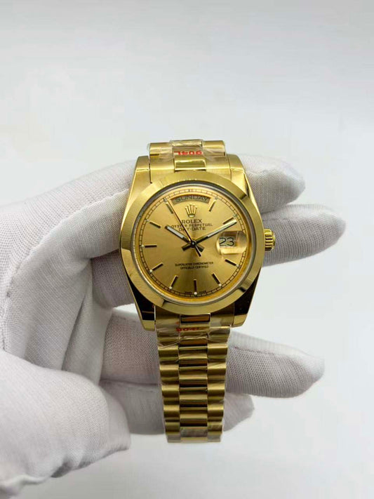 Day-Date 36MM Yellow Gold Ref.18248 - Champagne Index Dial