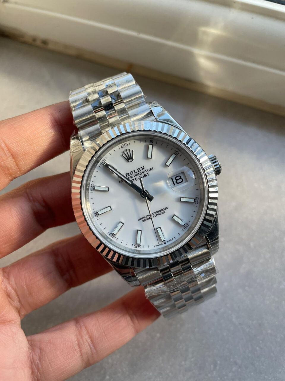 SS VS Factory 1:1 DateJust 41 Best Edition 904L Steel White Dial