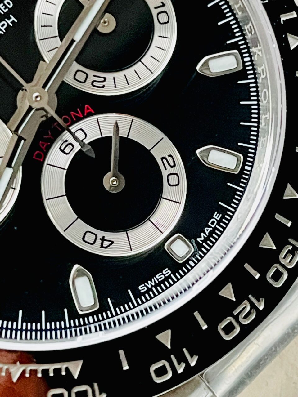 Daytona 116500 DAYTONA 1:1 Best Edition CF 904L SS Case and Black Dial SA4130