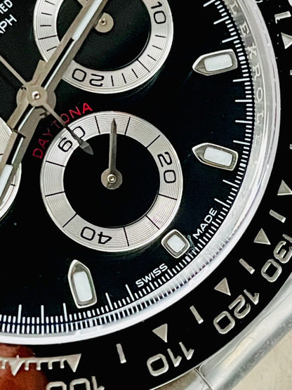 Daytona 116500 DAYTONA 1:1 Best Edition CF 904L SS Case and Black Dial SA4130