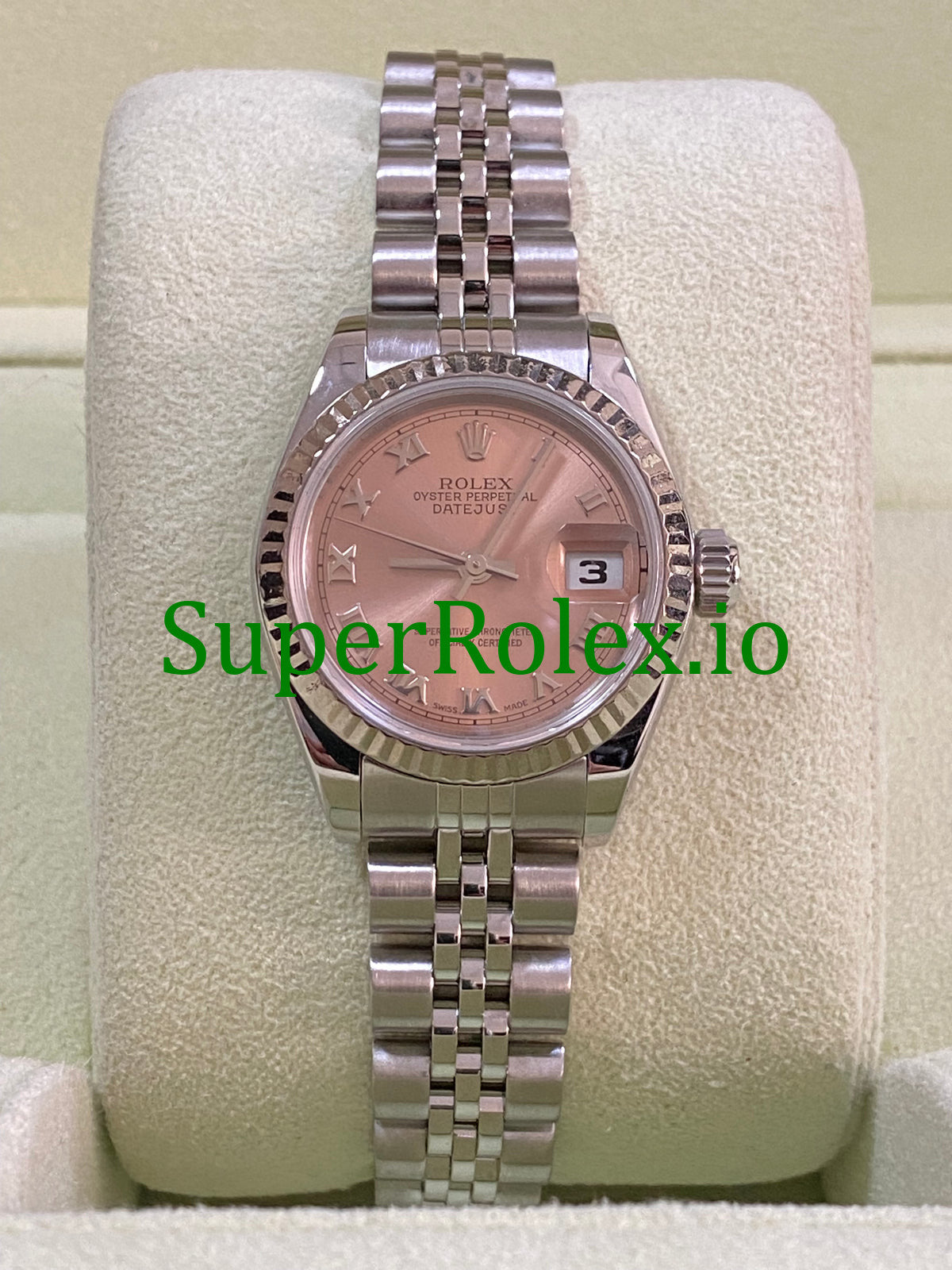 Lady-Datejust 26MM Steel Pink Roman Dial Ref.79174