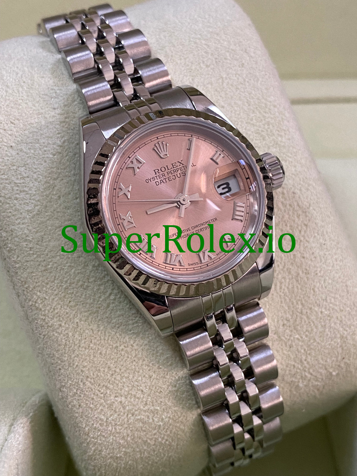 Lady-Datejust 26MM Steel Pink Roman Dial Ref.79174