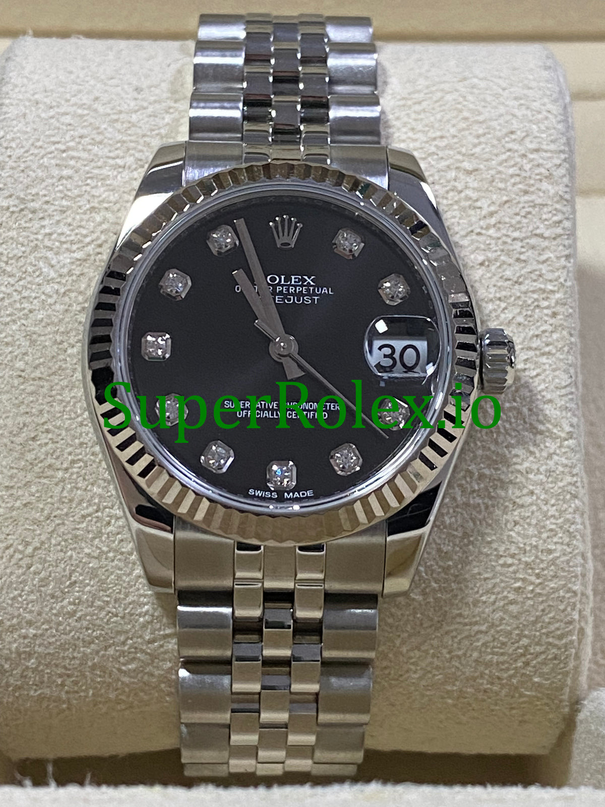 Datejust 31 Steel Diamond Dial Ref.178274