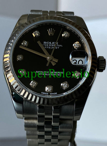 Datejust 31 Steel Diamond Dial Ref.178274