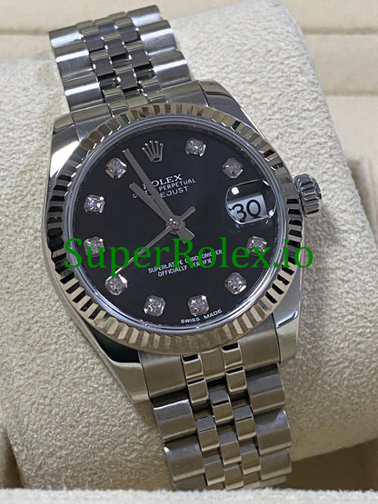 Datejust 31 Steel Diamond Dial Ref.178274
