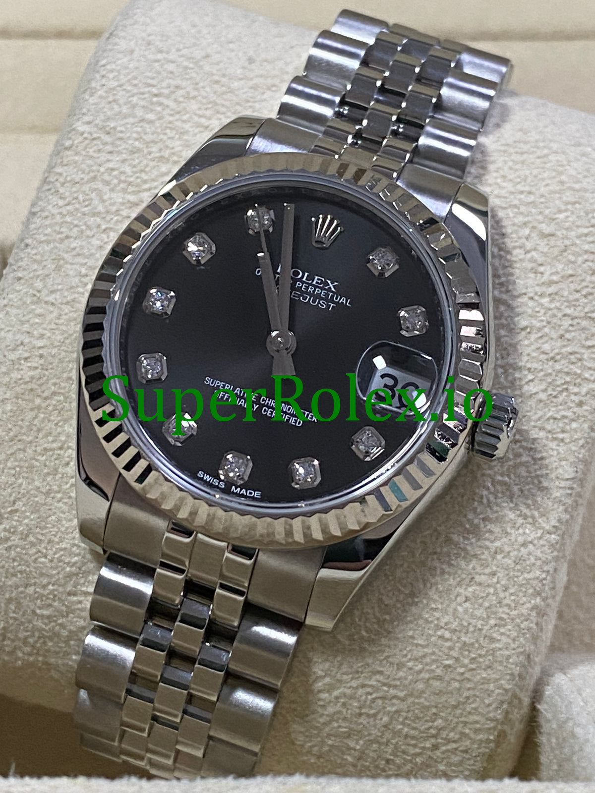Datejust 31 Steel Diamond Dial Ref.178274