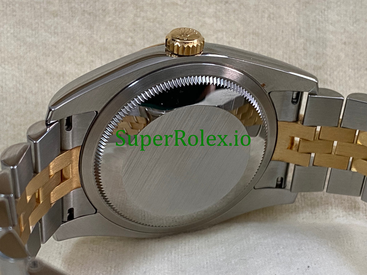 Datejust 36 Steel and Yellow Gold White Roman Dial Ref.116233