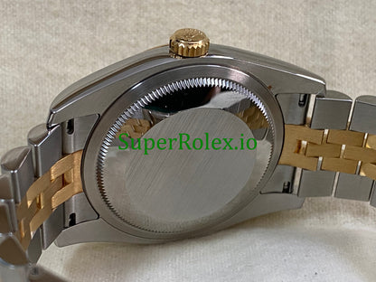 Datejust 36 Steel and Yellow Gold White Roman Dial Ref.116233
