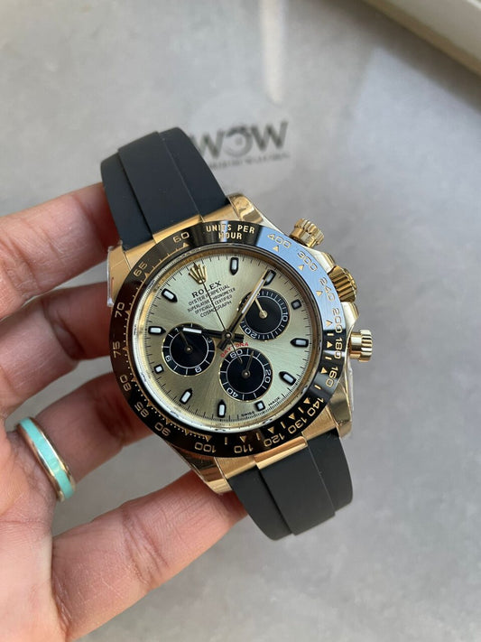 BTF factory 1:1 Daytona 116518 Best Edition YG/Black Dial SA4130 V2