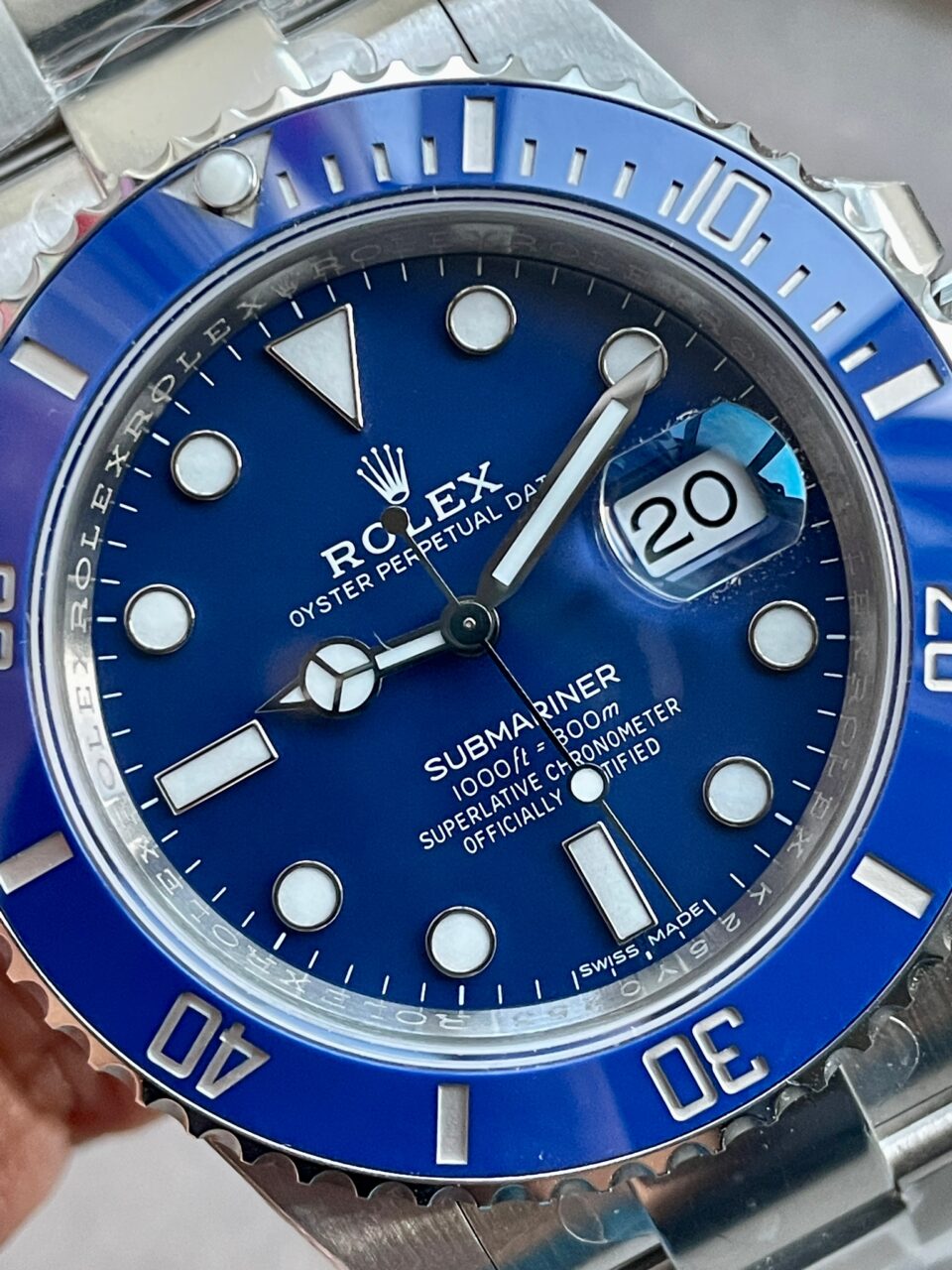 VSF FACTORY 1:1 Submariner 116619 LB Best Edition Blue Ceramic 904L Steel VS3135