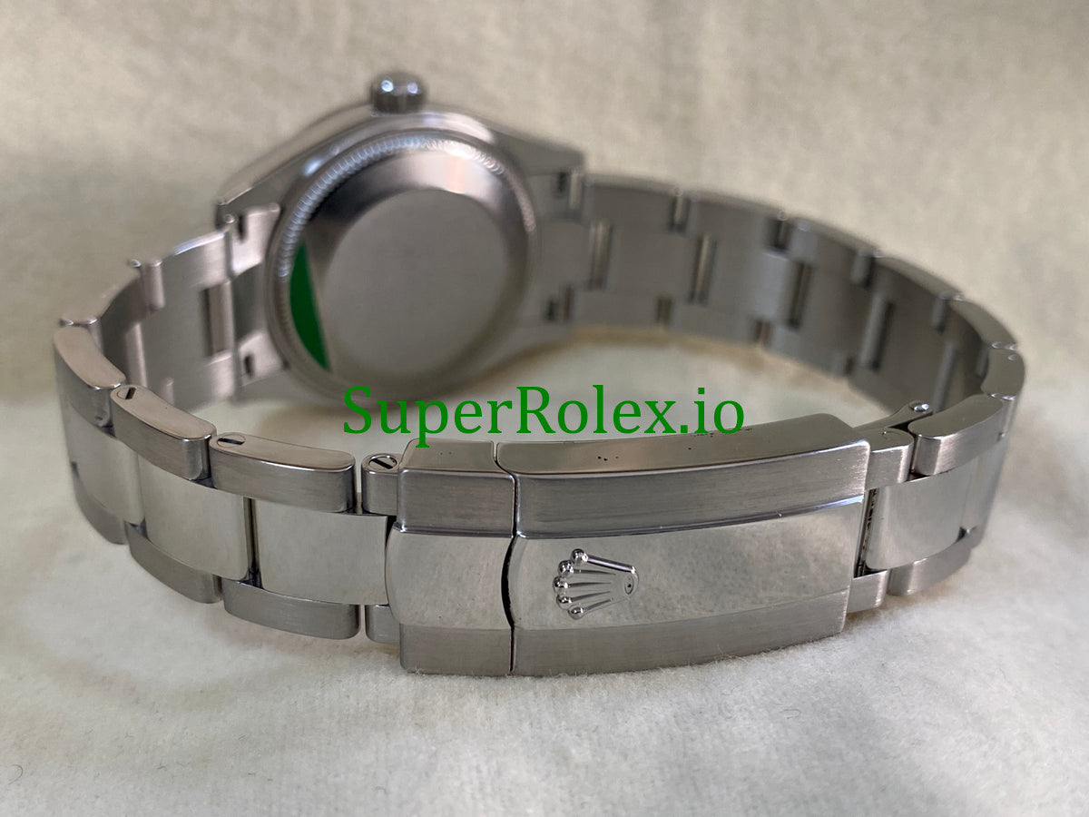 Datejust 31 Steel and White Gold Blue Roman Dial Ref.278274