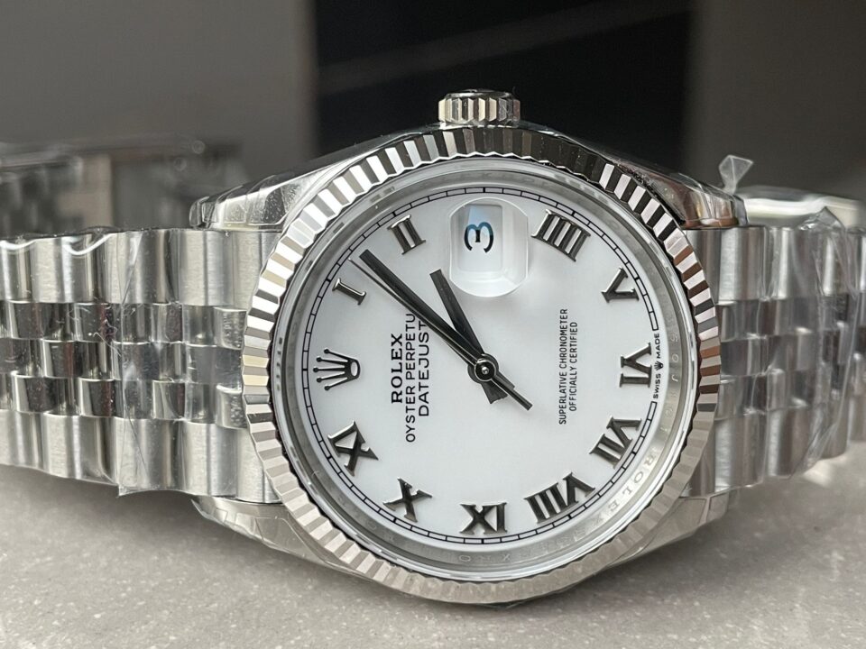 VSF Factory 1:1 Datejust 41mm 16030 Roman markers White dial VS3235