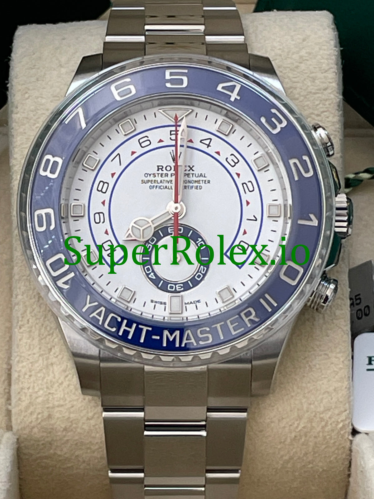 Yacht-Master II 44MM White Stainless Steel - Ref.116680