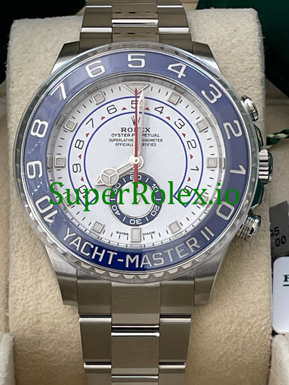 Yacht-Master II 44MM White Stainless Steel - Ref.116680