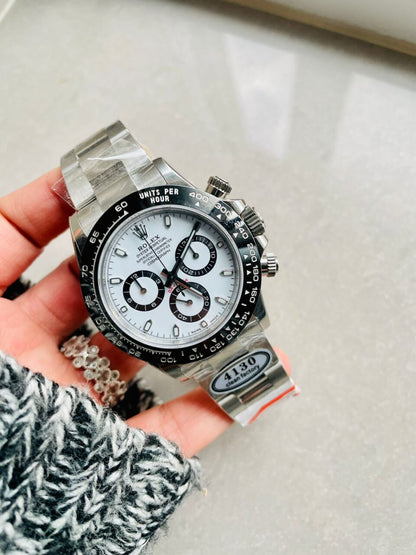 CLEAN FACTORY 1:1 Daytona 116500 PANDA Best Edition CF 904L SS Case and Bracelet White Dial