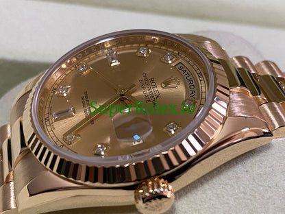 Day-Date 36MM Yellow Gold Diamond Dial Ref.118238