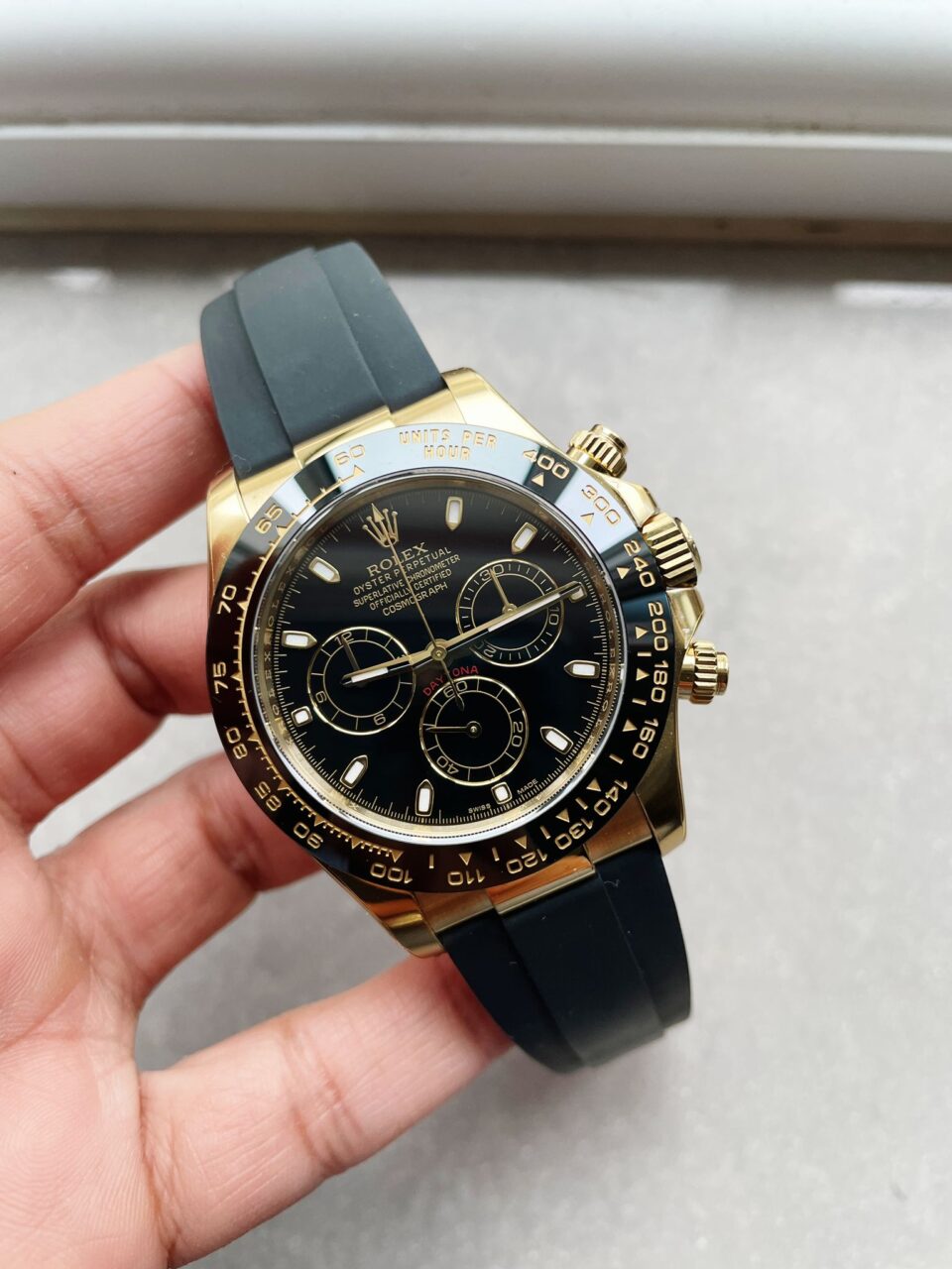 Clean factory 1:1 Daytona Best Edition 904L Steel Black Dial A4130