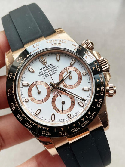 BTF factory 1:1 Daytona 116515 RG Best Edition White Dial SA4130