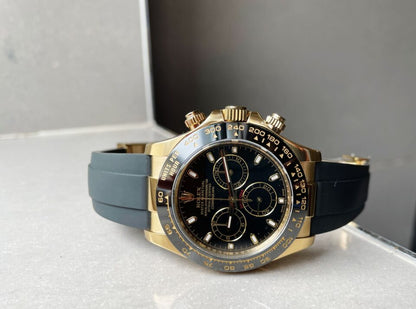 Clean factory 1:1 Daytona Best Edition 904L Steel Black Dial A4130