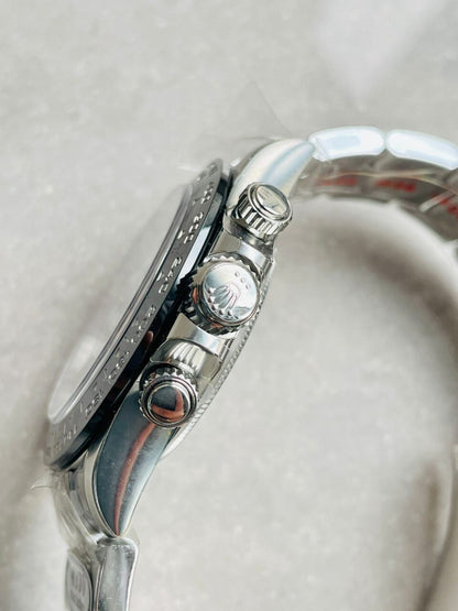 CLEAN FACTORY 1:1 Daytona 116500 PANDA Best Edition CF 904L SS Case and Bracelet White Dial