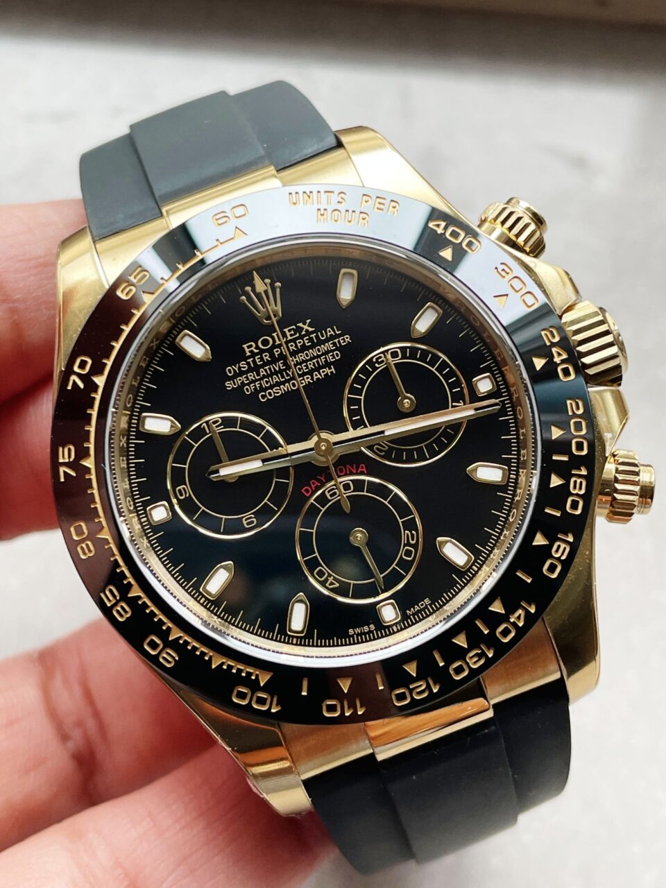 Clean factory 1:1 Daytona Best Edition 904L Steel Black Dial A4130