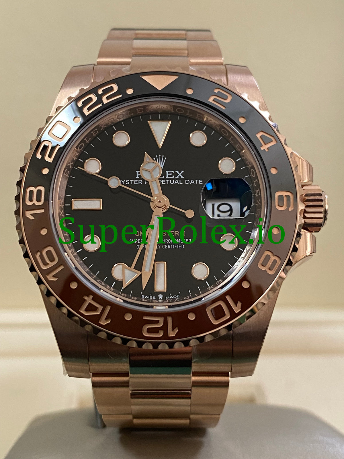 GMT-Master II 40mm Everose Gold Ref.126715CHNR