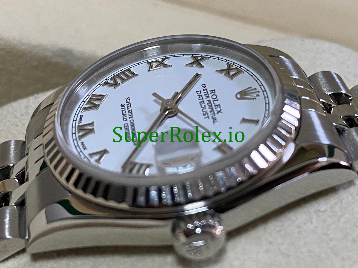 Datejust 31MM White Gold White Roman Dial Ref.78274