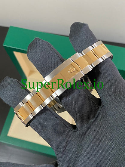Datejust 41 Steel and Yellow Gold Black Index Dial Ref.126333