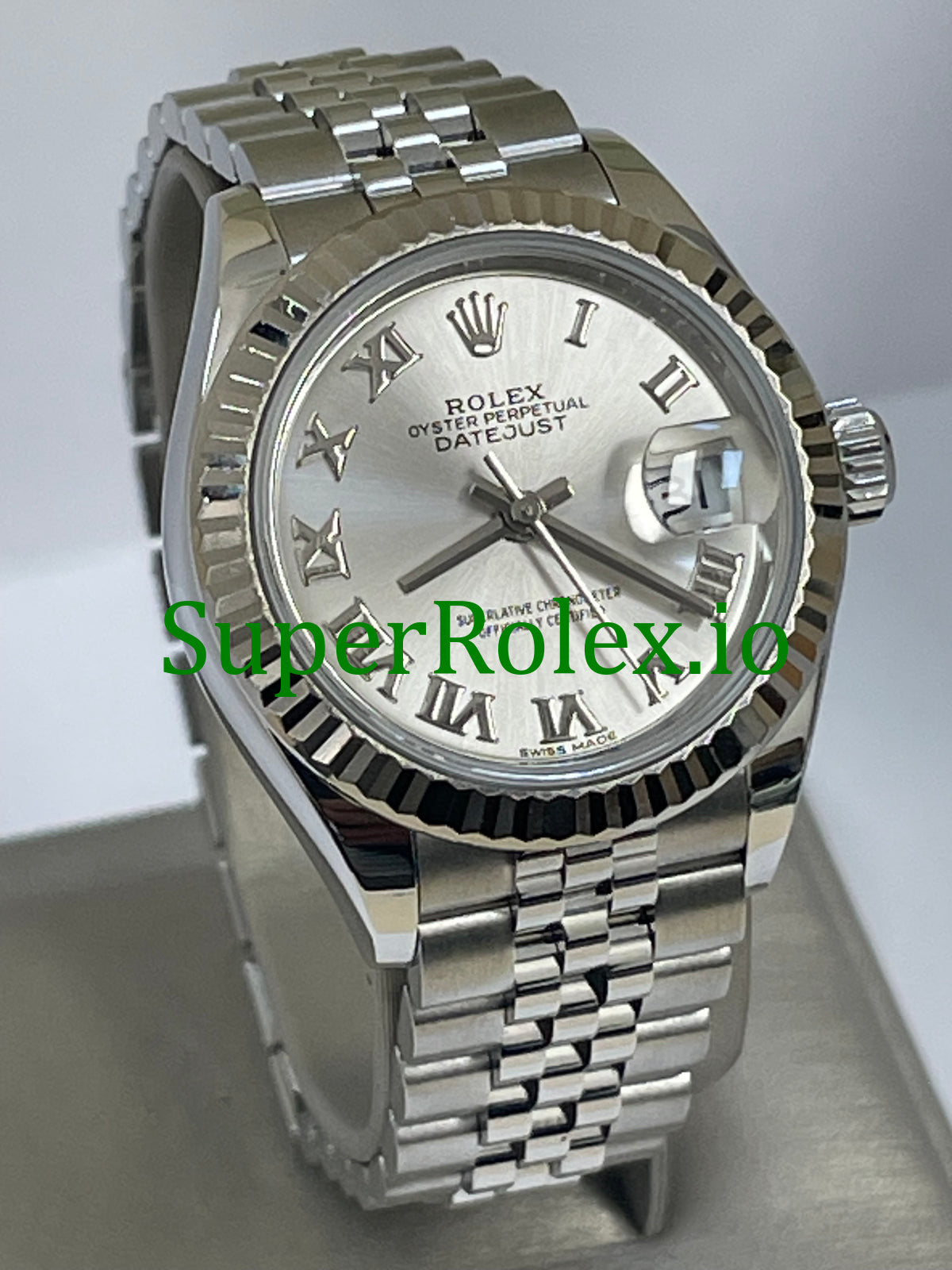 Lady-Datejust 28 Silver Roman Dial Ref.279174