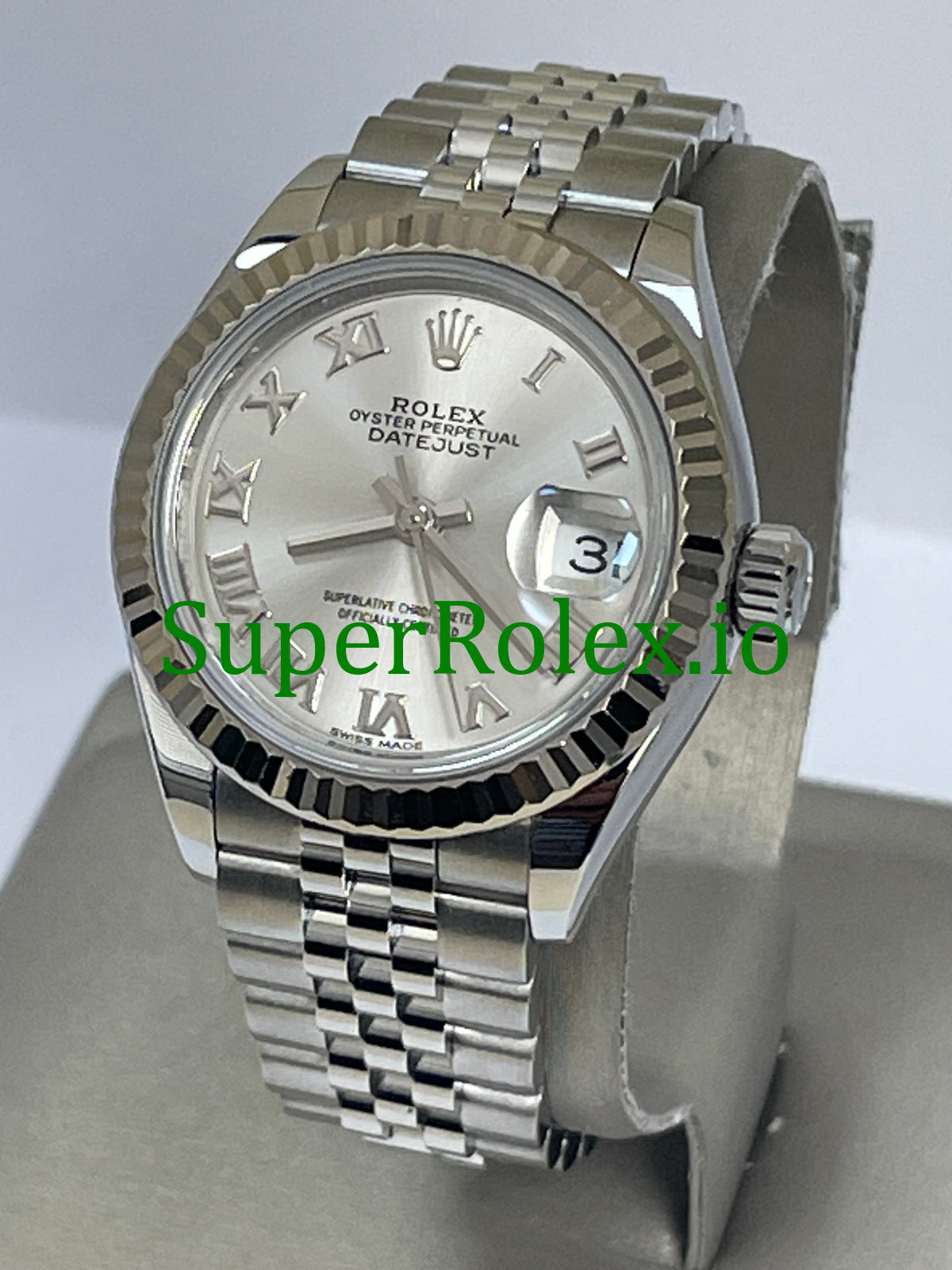 Lady-Datejust 28 Silver Roman Dial Ref.279174