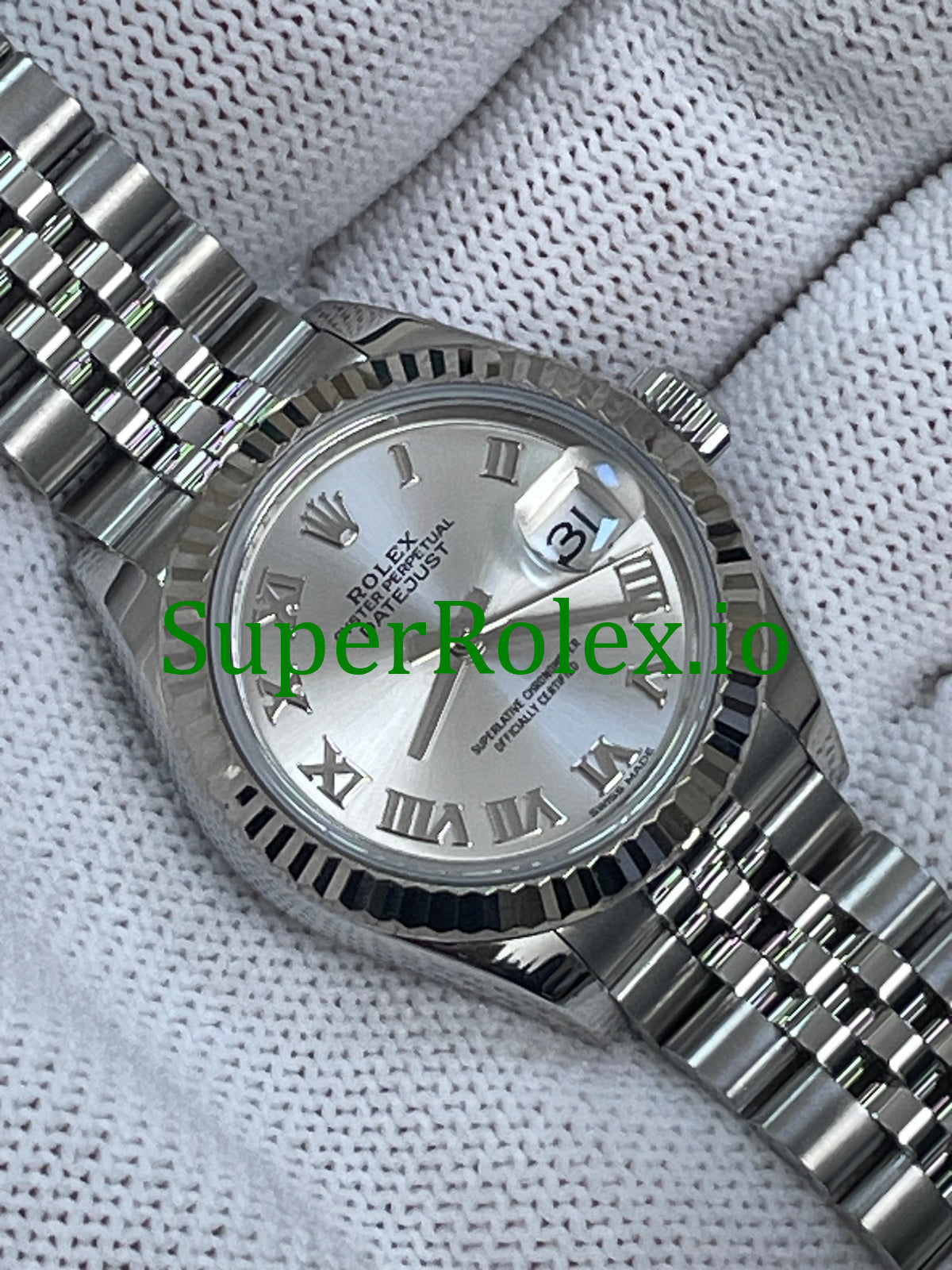 Lady-Datejust 28 Silver Roman Dial Ref.279174