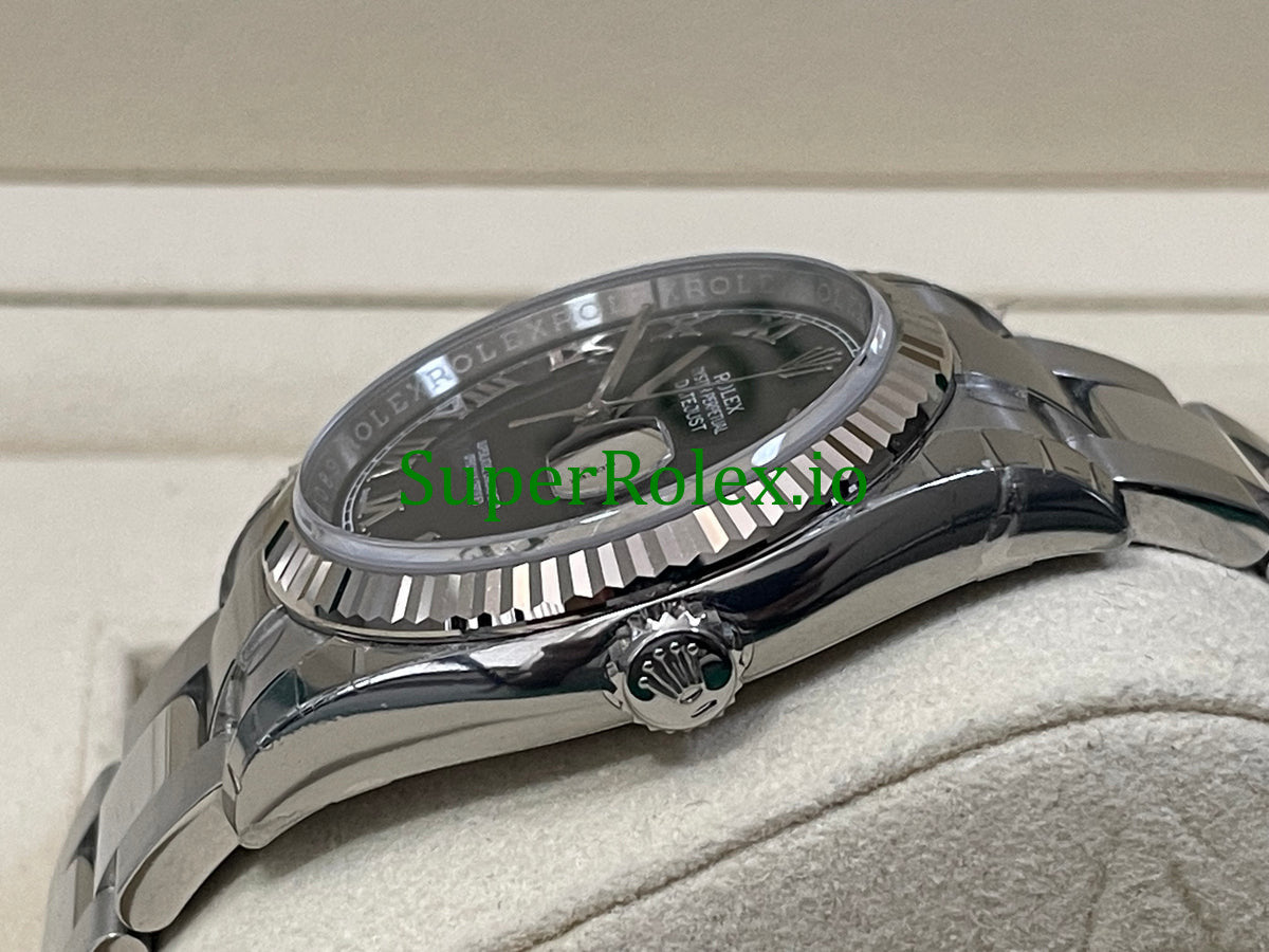 Datejust 36 Steel Black Roman Dial Ref.116234