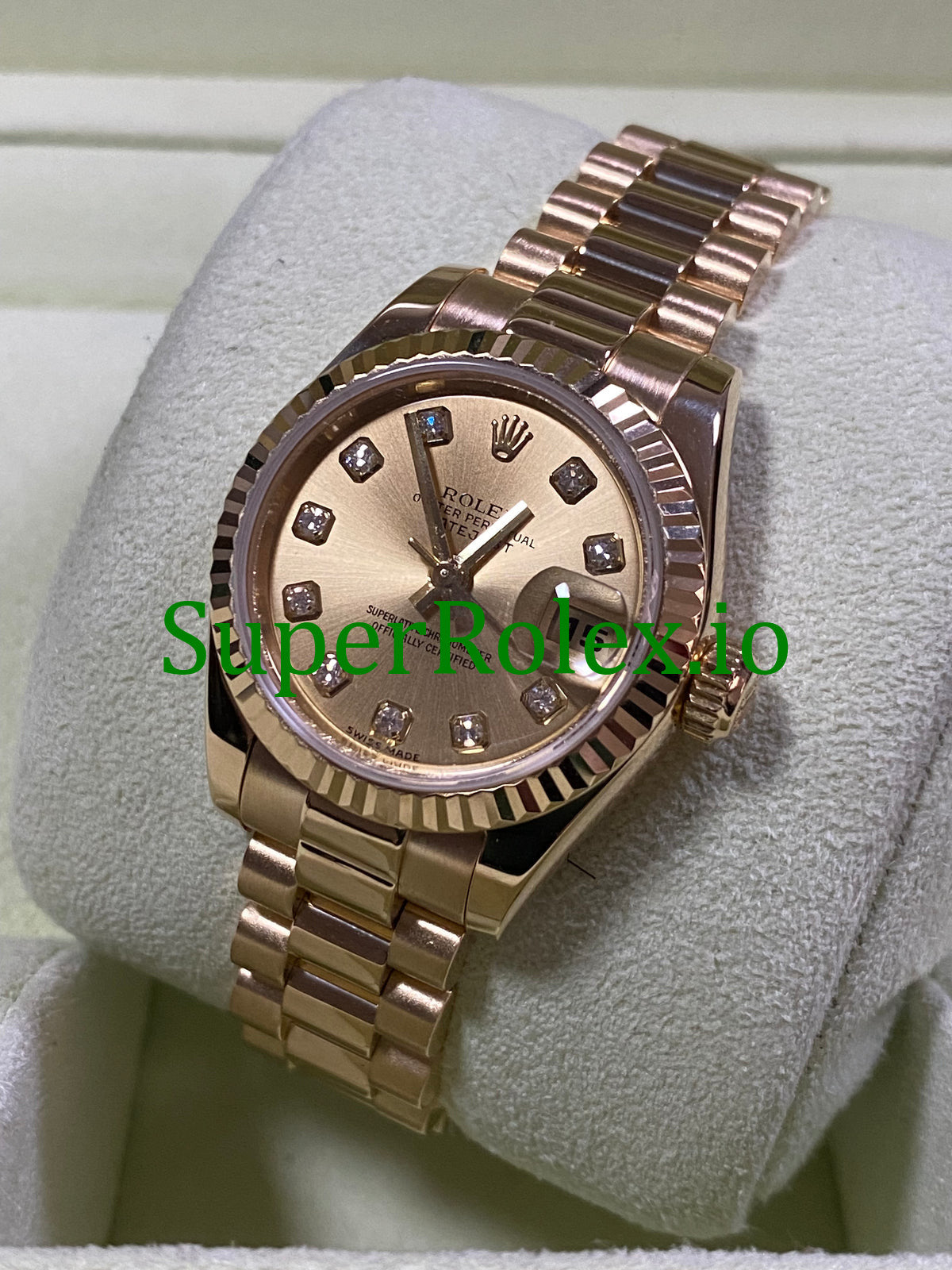 Lady-Datejust 26 Yellow Gold Diamond Dial Ref.179178