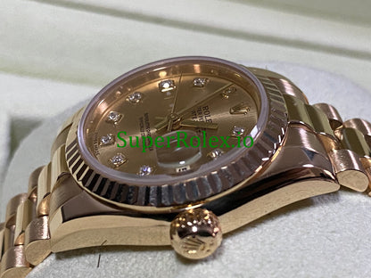 Lady-Datejust 26 Yellow Gold Diamond Dial Ref.179178
