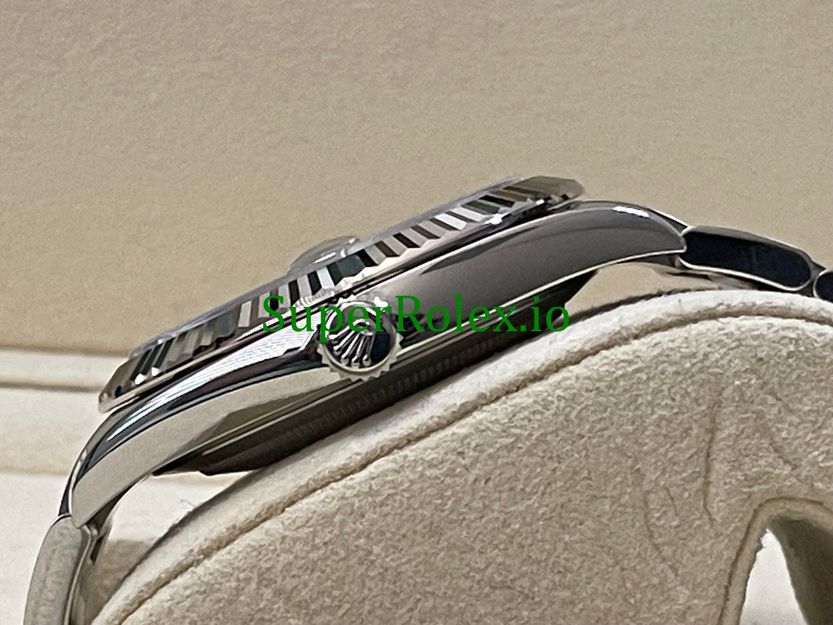 Datejust 41 Steel Bright Blue Fluted-Motif Dial Ref.126334